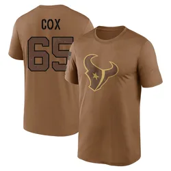 Eli Cox Houston Texans Youth Legend Brown 2023 Salute To Service Performance T-Shirt