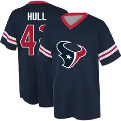 Evan Hull Houston Texans Youth Navy Name & Number Game Day V-Neck T-Shirt