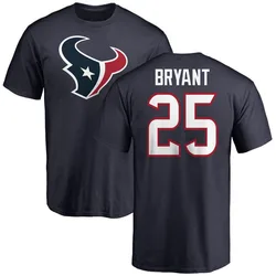Myles Bryant Houston Texans Men's Navy Name & Number Logo T-Shirt -